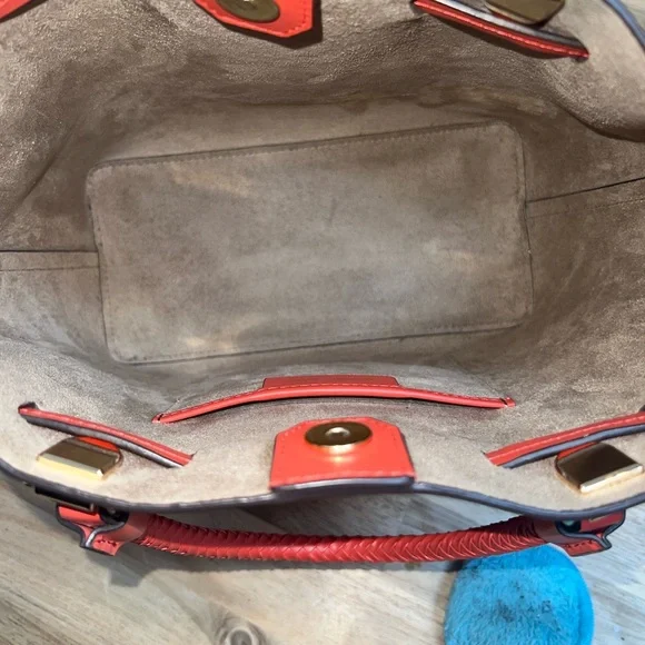 🧡 MICHAEL KORS 🧡BLAKELY BUCKET LEATHER BAG - Picture 3 of 4